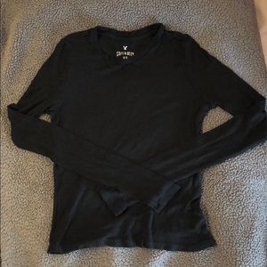 American Eagle Black long sleeve shirt